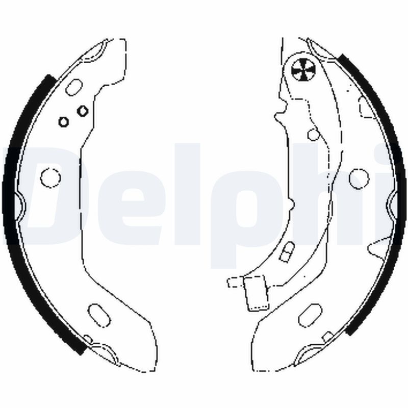 Set saboti frana DELPHI LS1841