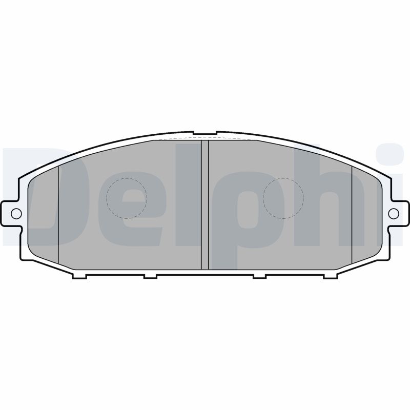 Set placute frana DELPHI LP1305
