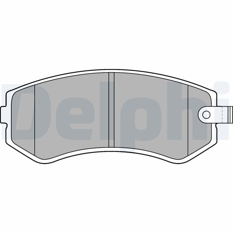 Set placute frana DELPHI LP1544