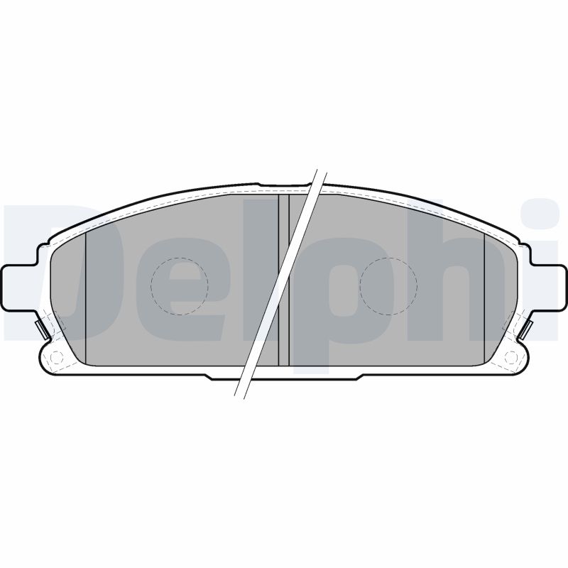 Set placute frana DELPHI LP1659