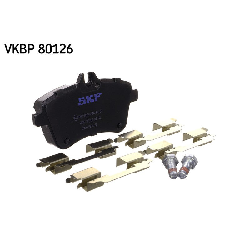 Set placute frana SKF VKBP 80126