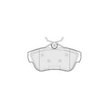Set placute frana MOTAQUIP LVXL1344
