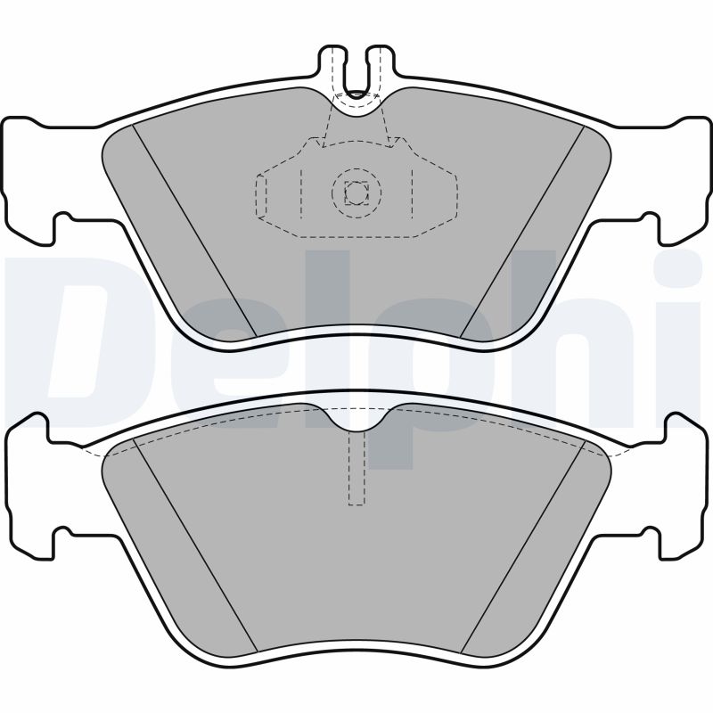 Set placute frana DELPHI LP1588