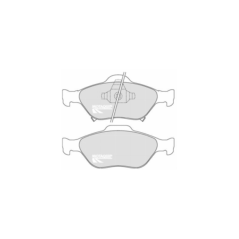 Set placute frana MOTAQUIP LVXL1282