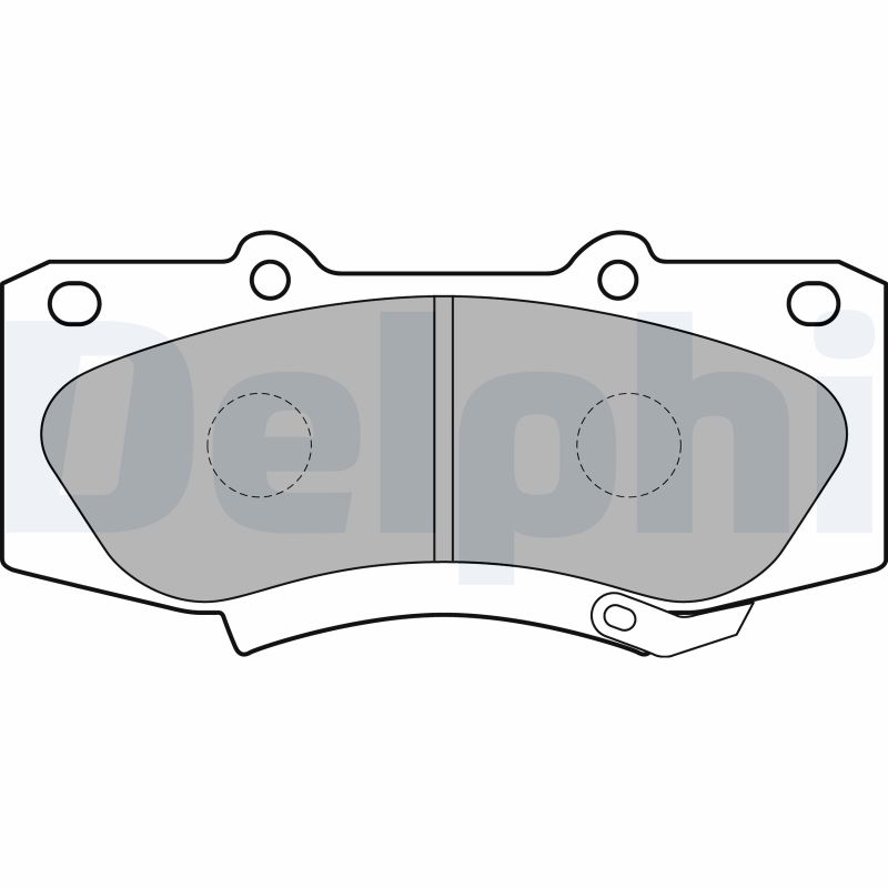 Set placute frana DELPHI LP2244