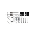 Kit accesorii saboti frana FEBI BILSTEIN 182550