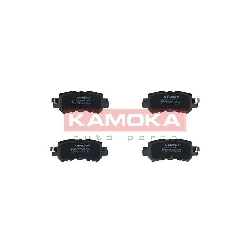 Set placute frana KAMOKA JQ101420