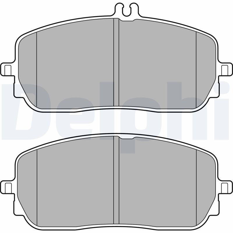Set placute frana DELPHI LP3437