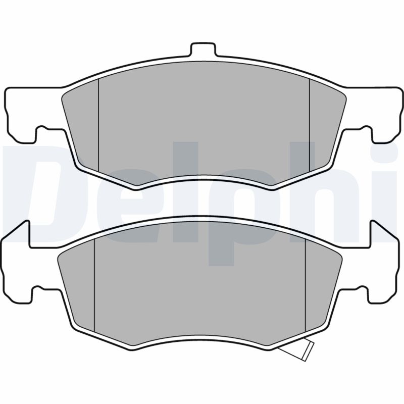 Set placute frana DELPHI LP3163