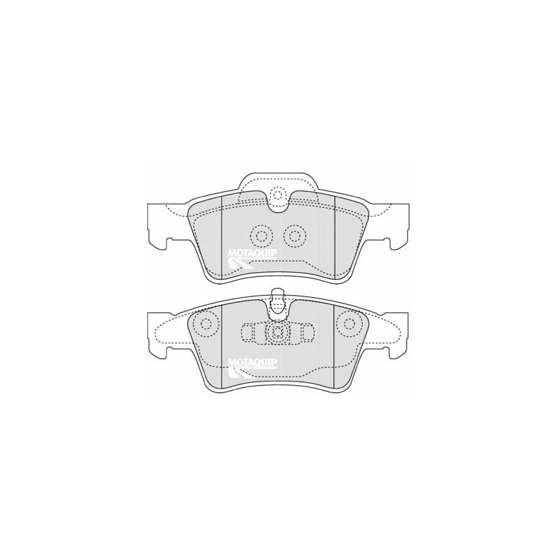 Set placute frana MOTAQUIP LVXL1330