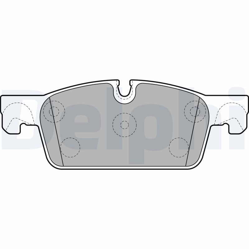 Set placute frana DELPHI LP2248