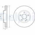 Disc frana DELPHI BG4646C