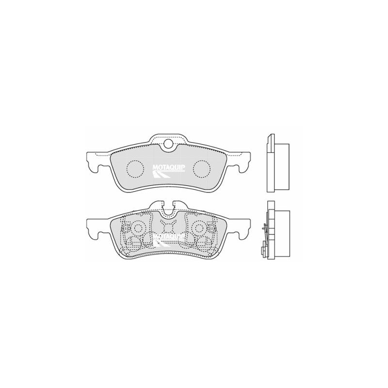Set placute frana MOTAQUIP LVXL1257