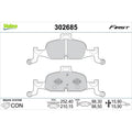 Set placute frana VALEO 302685