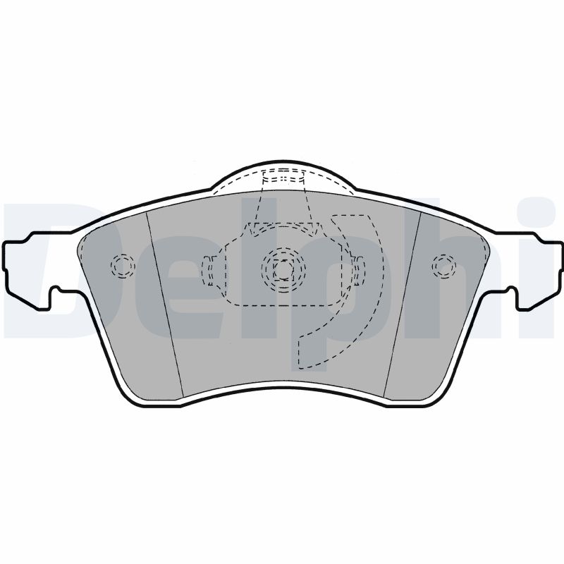 Set placute frana DELPHI LP1092