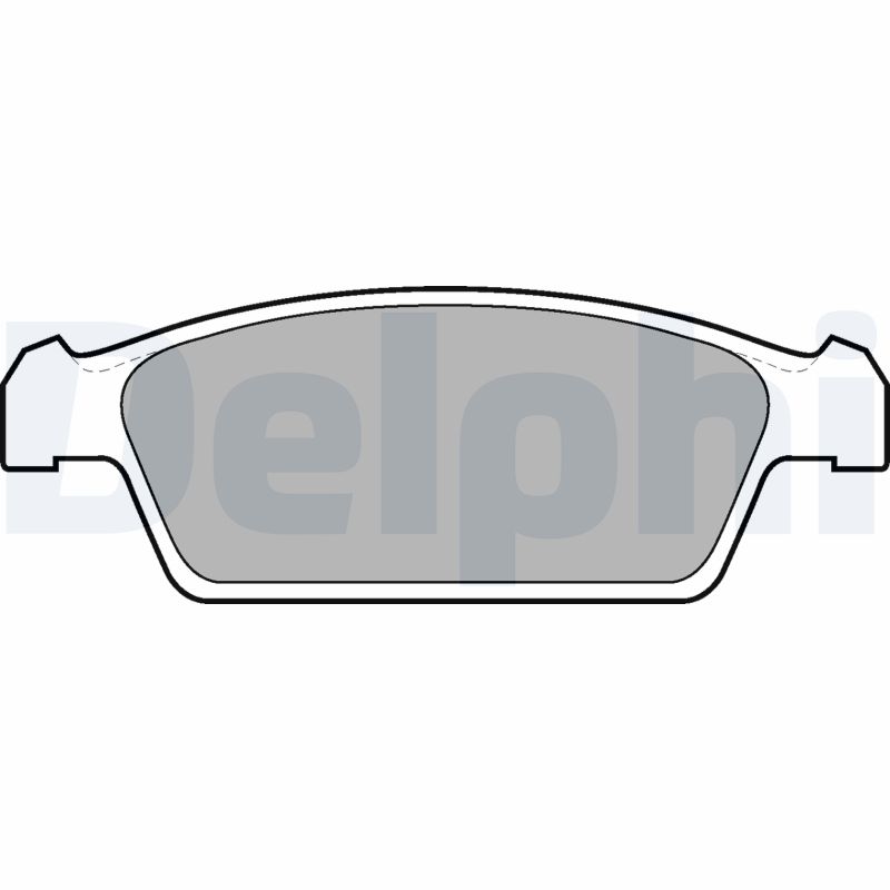 Set placute frana DELPHI LP1100