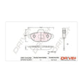 Set placute frana Dr!ve+ DP1010.10.0974