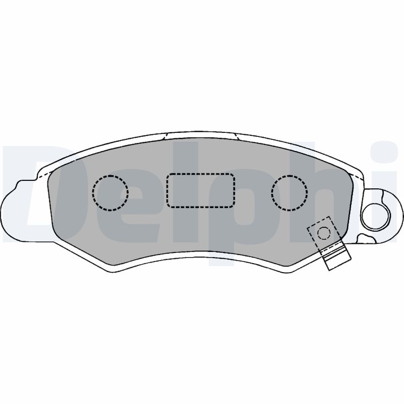 Set placute frana DELPHI LP1318