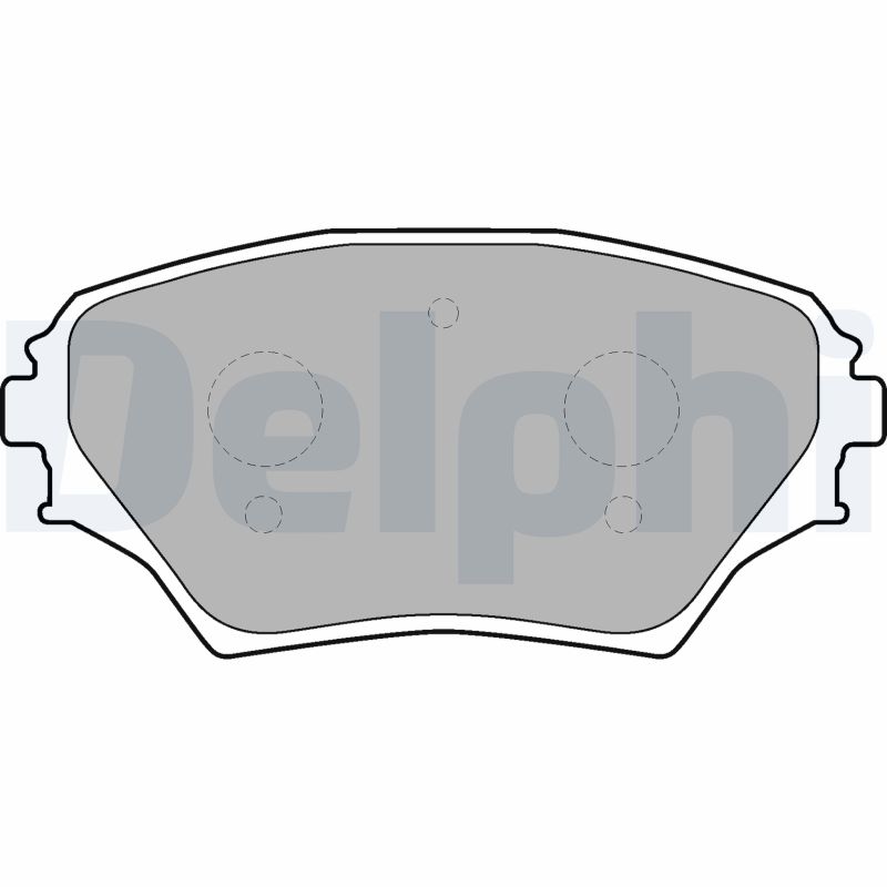 Set placute frana DELPHI LP1632