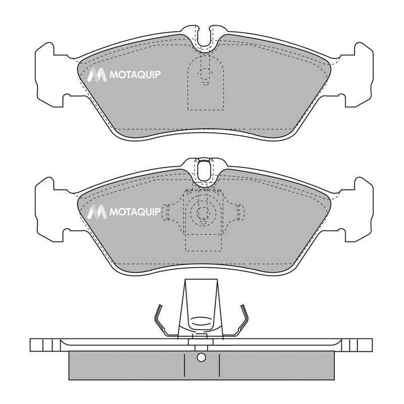 Set placute frana MOTAQUIP LVXL184