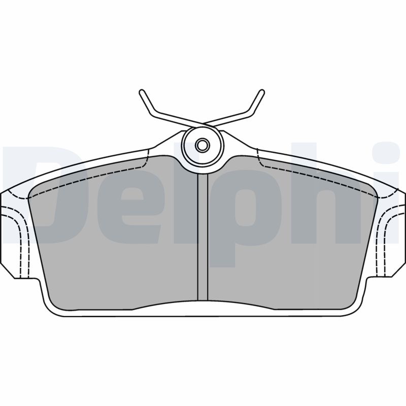Set placute frana DELPHI LP1435