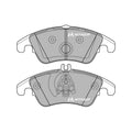 Set placute frana MOTAQUIP LVXL1424