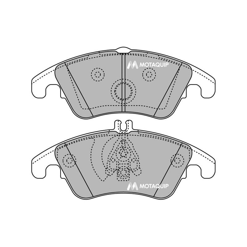 Set placute frana MOTAQUIP LVXL1424