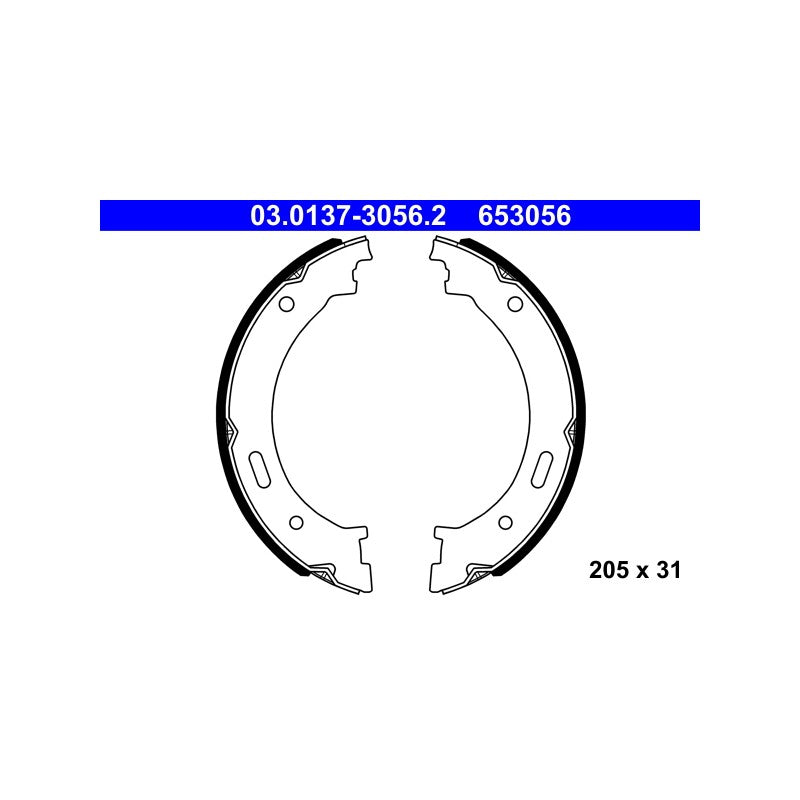 Set saboti frana de mana ATE 03.0137-3056.2