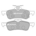 Set placute frana MOTAQUIP LVXL1322