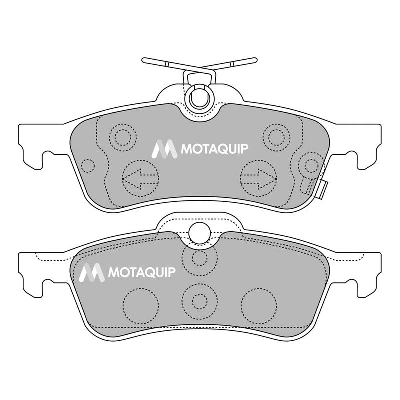 Set placute frana MOTAQUIP LVXL1322