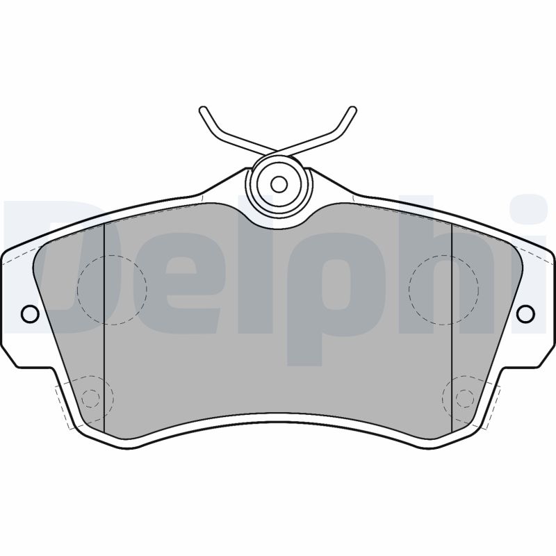 Set placute frana DELPHI LP1522