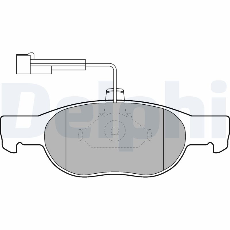 Set placute frana DELPHI LP1585