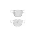 Set placute frana MOTAQUIP LVXL1169
