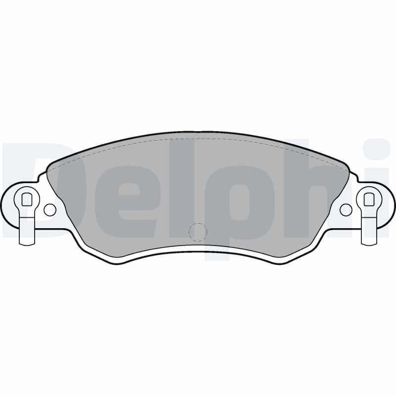 Set placute frana DELPHI LP1656