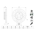 Disc frana BOSCH 0 986 479 H37