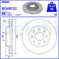 Disc frana DELPHI BG4972C