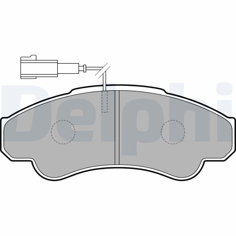 Set placute frana DELPHI LP1751
