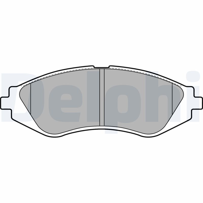 Set placute frana DELPHI LP1779