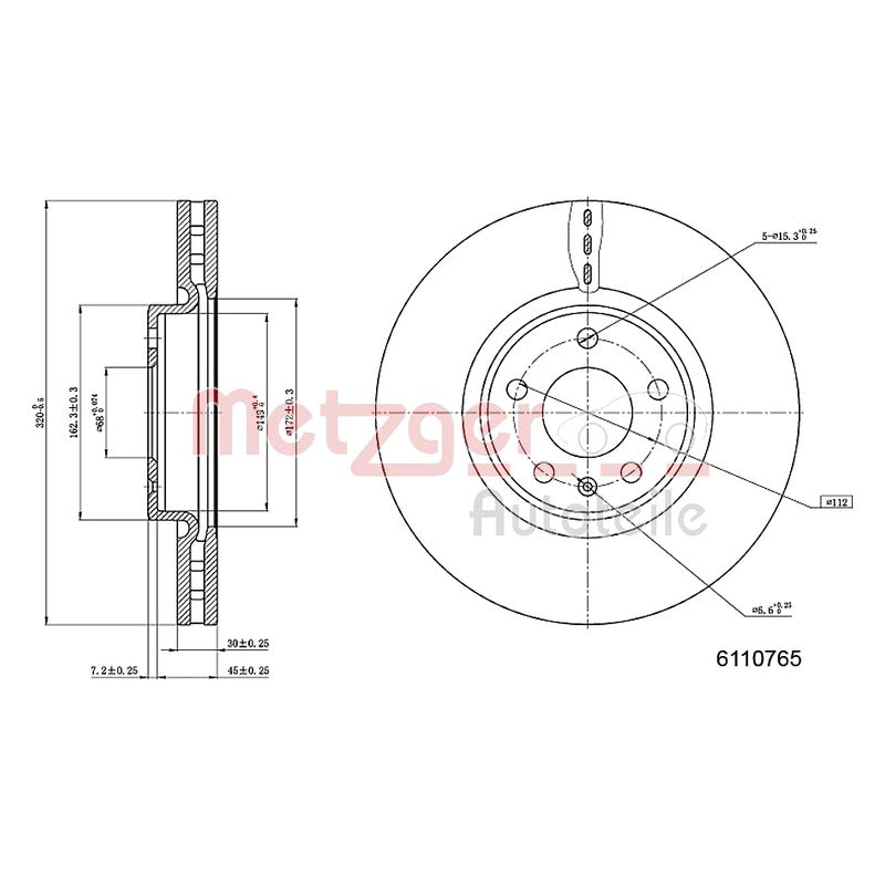 Disc frana ROTINGER RT 21343-GL