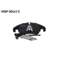 Set placute frana SKF VKBP 80443 E