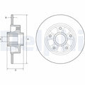 Disc frana DELPHI BG9230RSC
