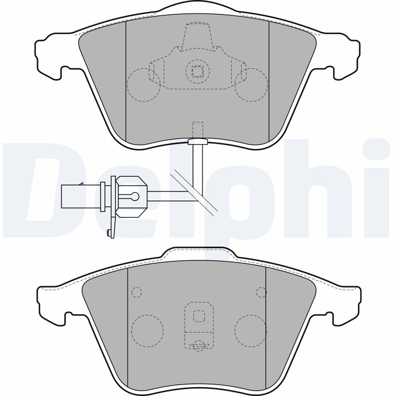 Set placute frana DELPHI LP1825