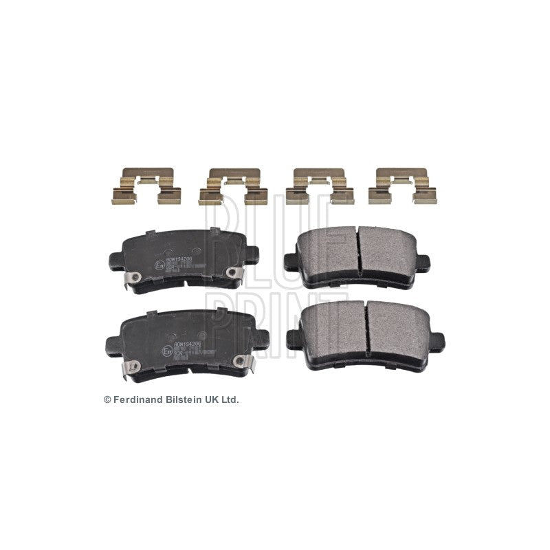Set placute frana BLUE PRINT ADW194206