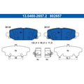 Set placute frana ATE 13.0460-2657.2