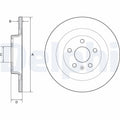 Disc frana DELPHI BG4950C