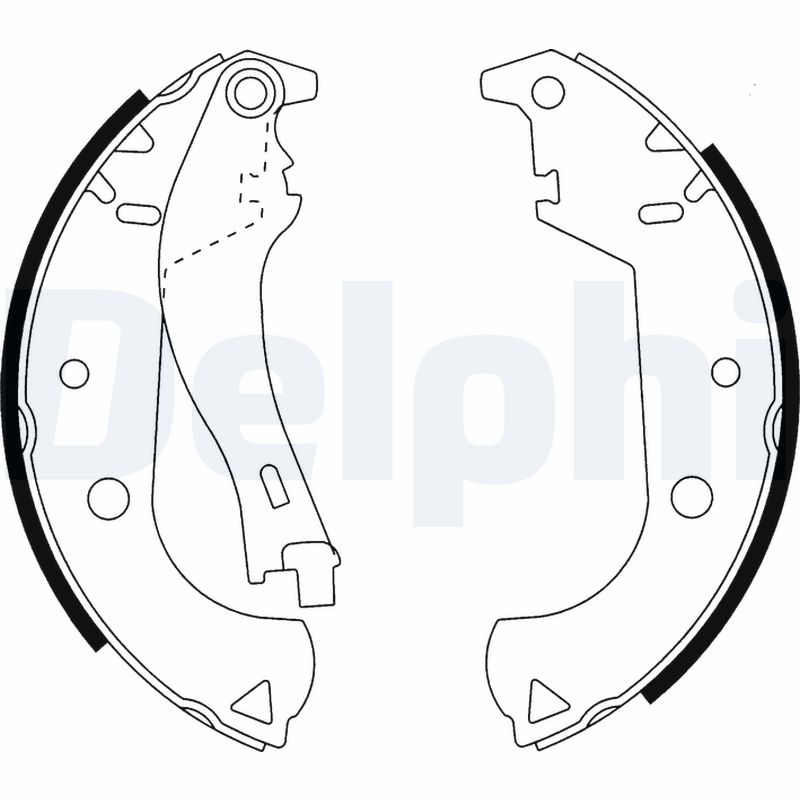 Set saboti frana DELPHI LS1916