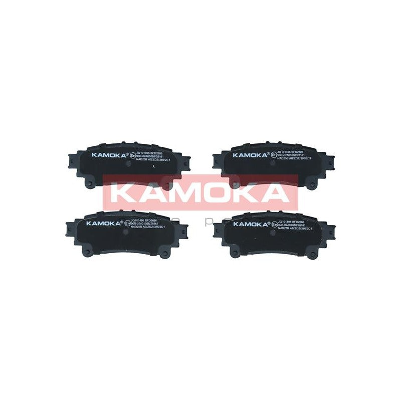 Set placute frana KAMOKA JQ101498