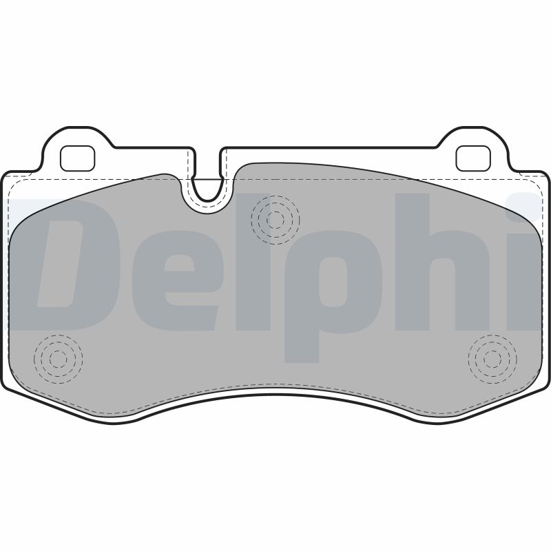 Set placute frana DELPHI LP1980
