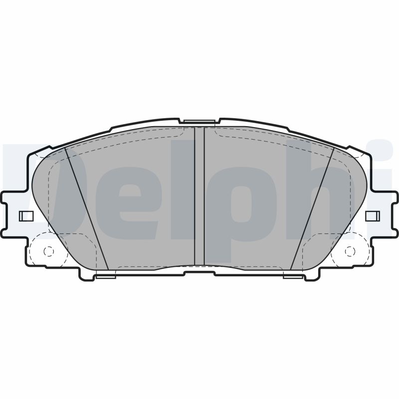 Set placute frana DELPHI LP2006