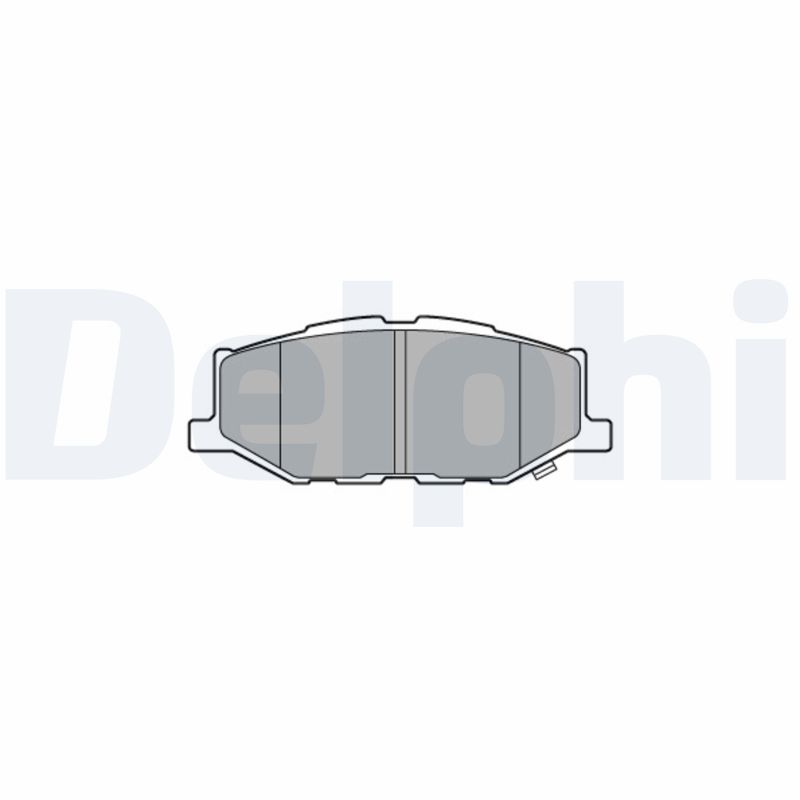 Set placute frana DELPHI LP3637